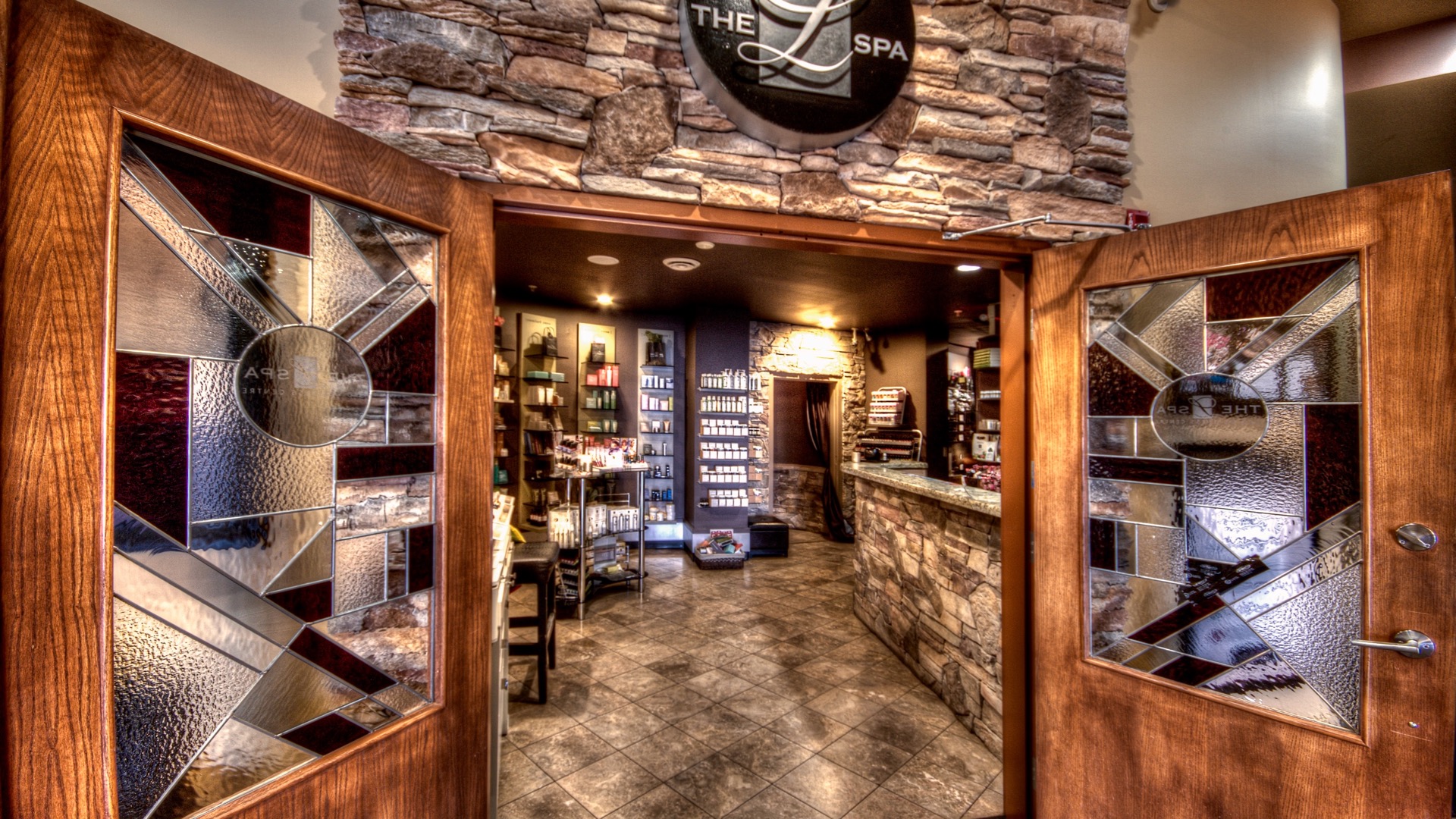 Reception, The L Spa & Wellness Centre, Spas of America Reception, The L Spa & Wellness Centre, Spas of America