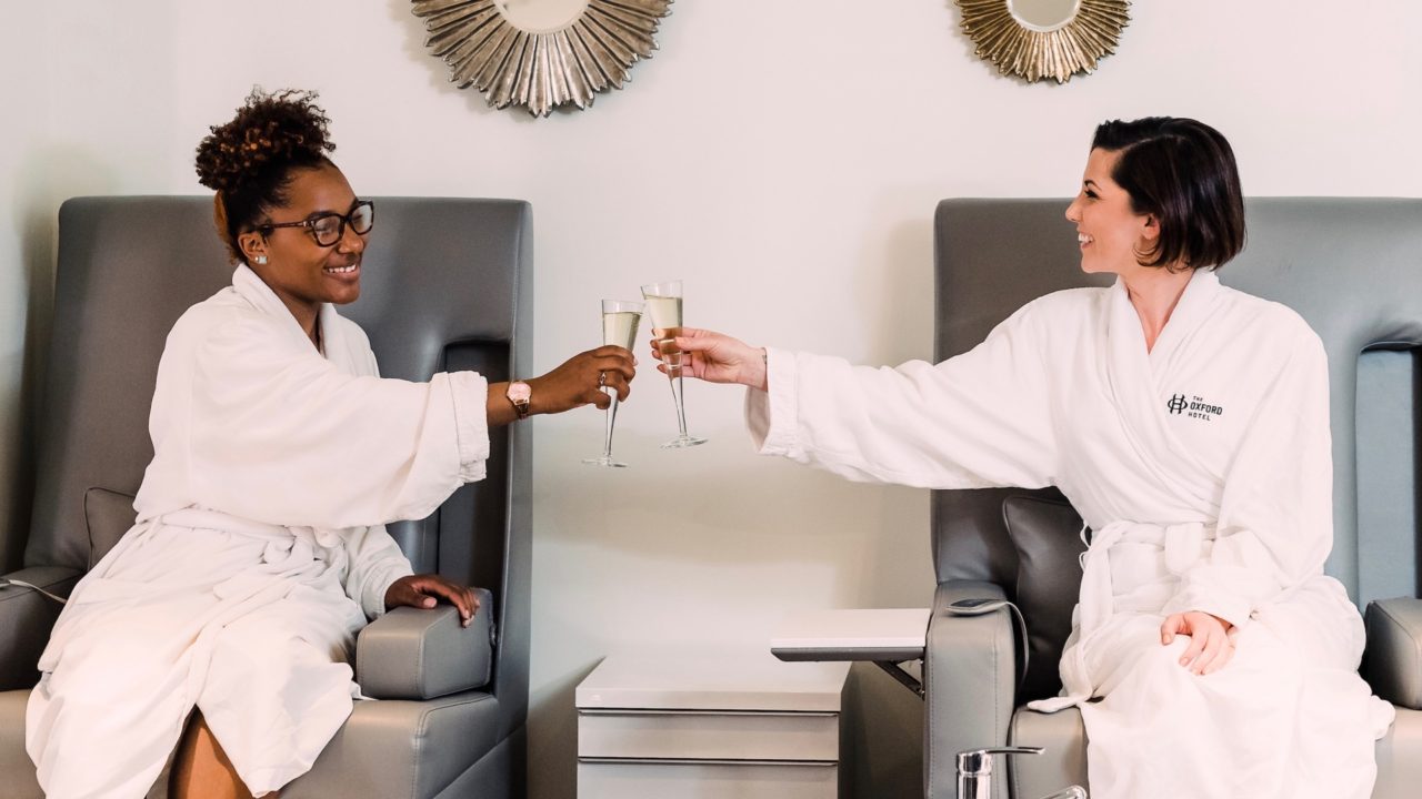 Champagne at Oxford Spa, Club & Salon, Spas of America