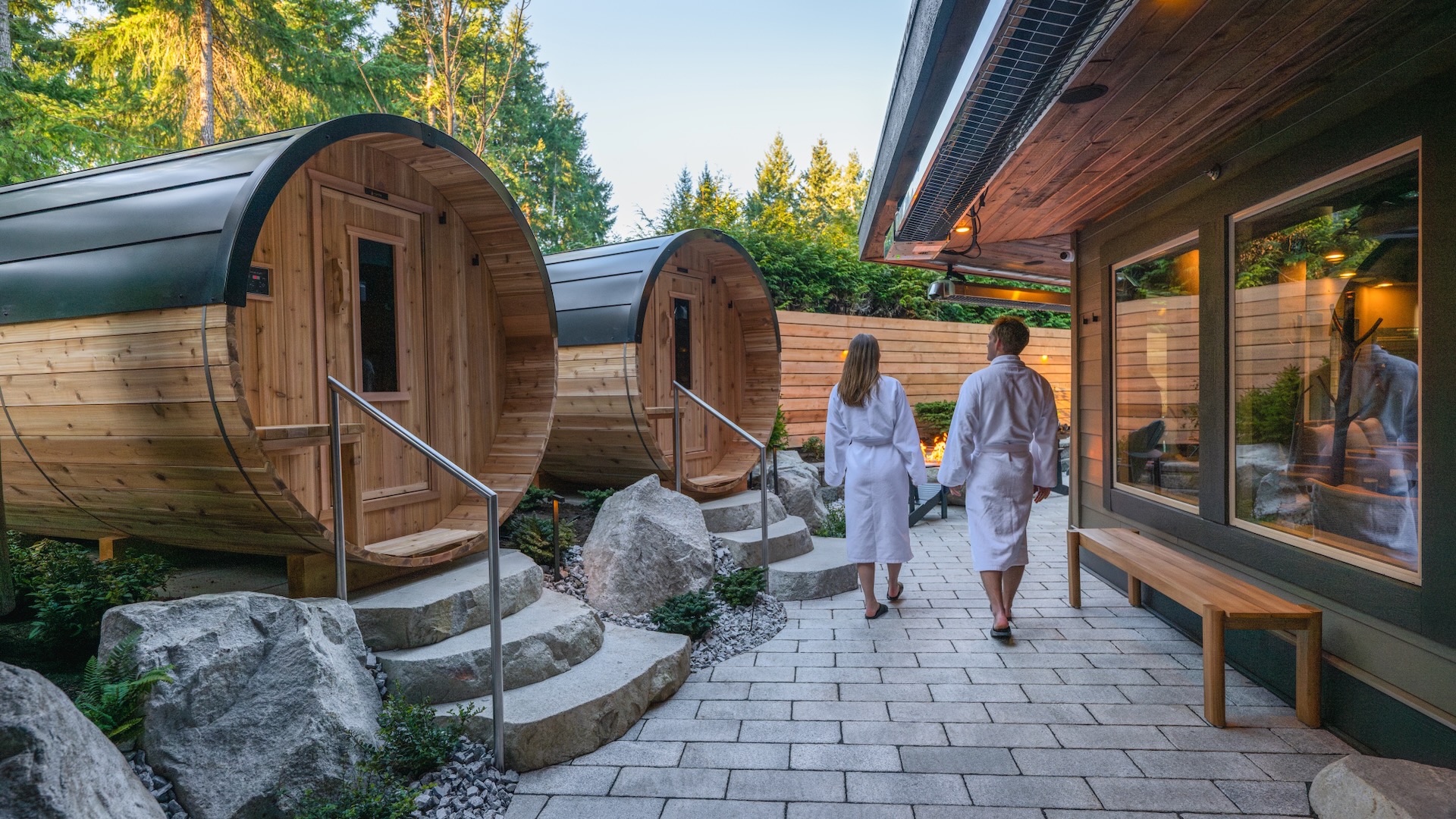 na-Mara Seaside Resort, Barrel Sauna, Spas of America.
