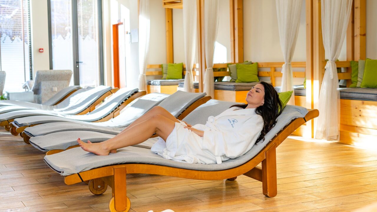 Relaxing with Spa Vacations and Online Casino Fun, Woman