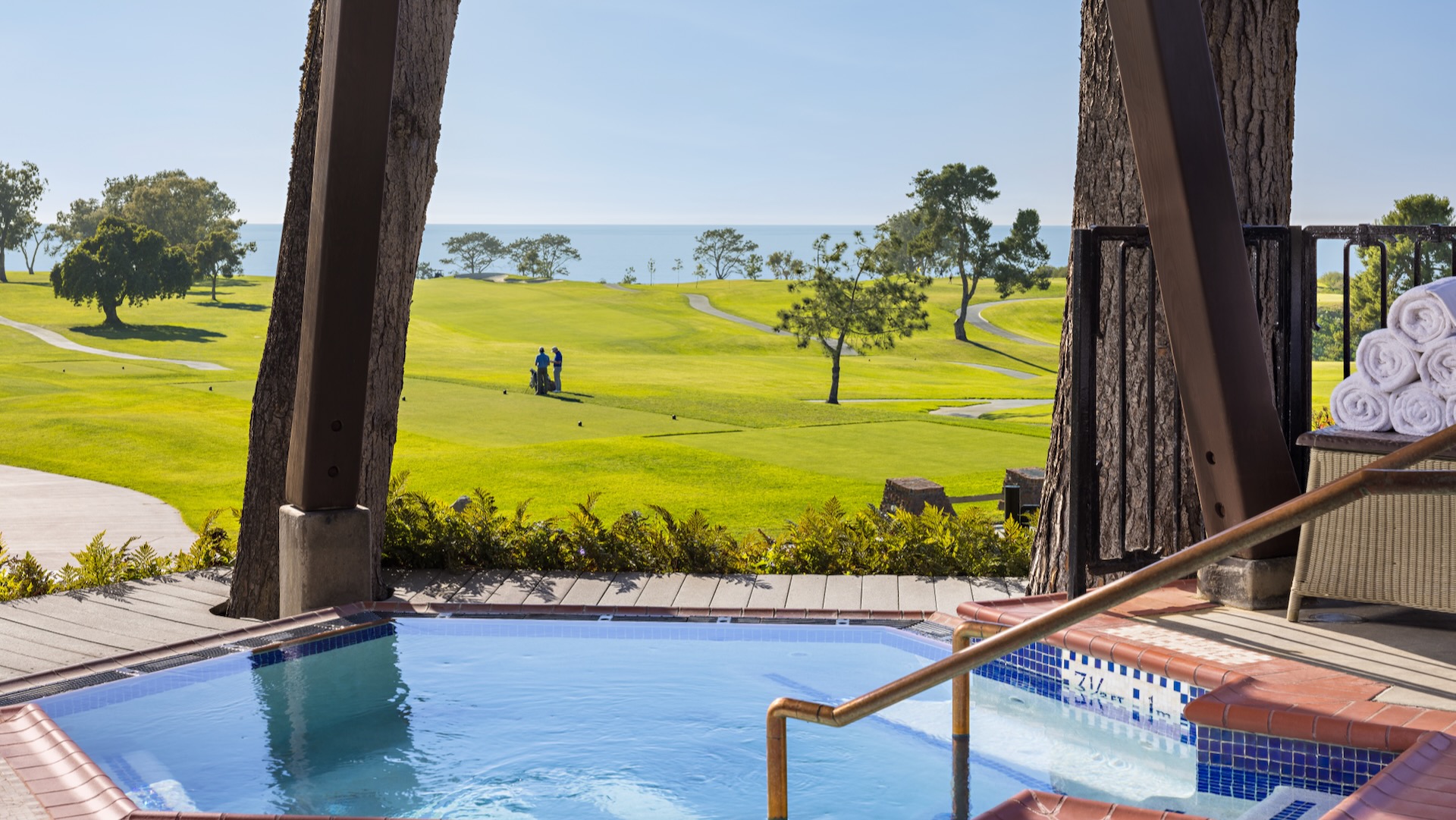 Outdoor Whirlpool, The Spa at Torrey Pines, Spas of America