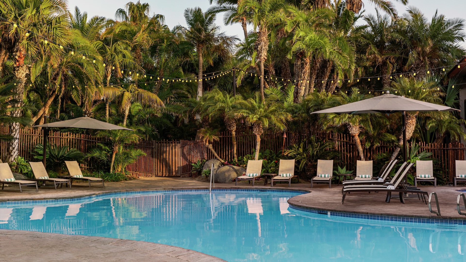 Pool at Dusk, The Catamaran Spa, Spas of America