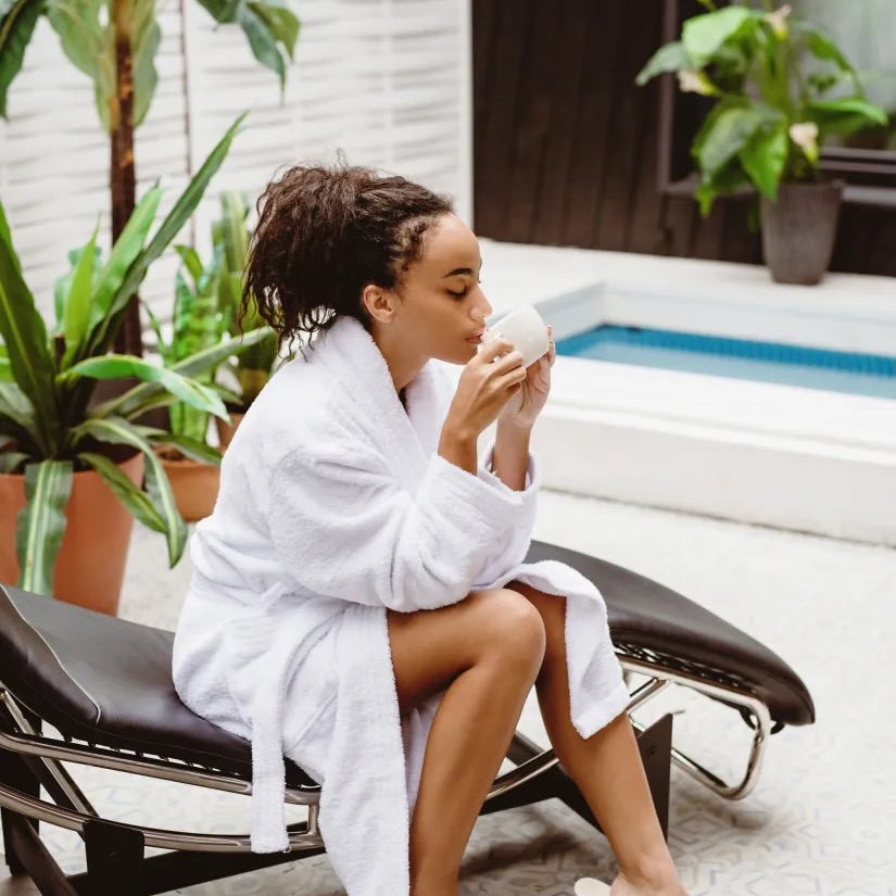 Woman Reflecting, Spas of America